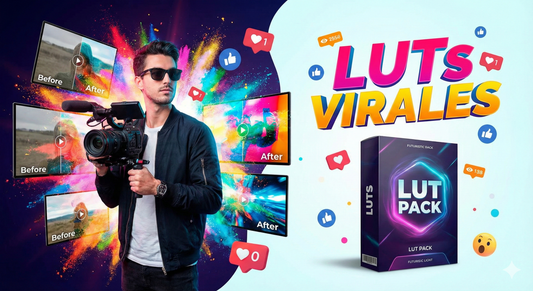 Pack de LUTs Virales: Edición de Cine en 1 Clic