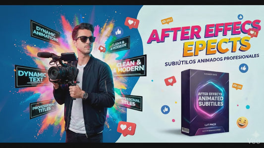 Dynamic Captions Pro: Pack de Subtítulos Animados para After Effects